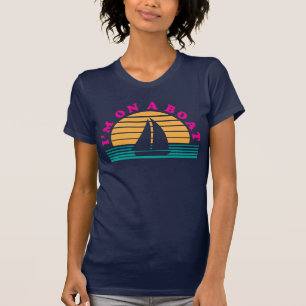 Die einsame Insel auf einem Boot T-Shirt