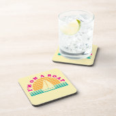 Die einsame Insel auf einem Boot Untersetzer (Rechte Seite)