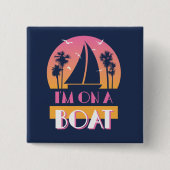 Die einsame Insel - ich bin auf einem Boot Button (Vorderseite)