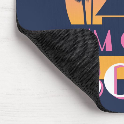 Die einsame Insel - ich bin auf einem Boot Mousepad (Ecke)