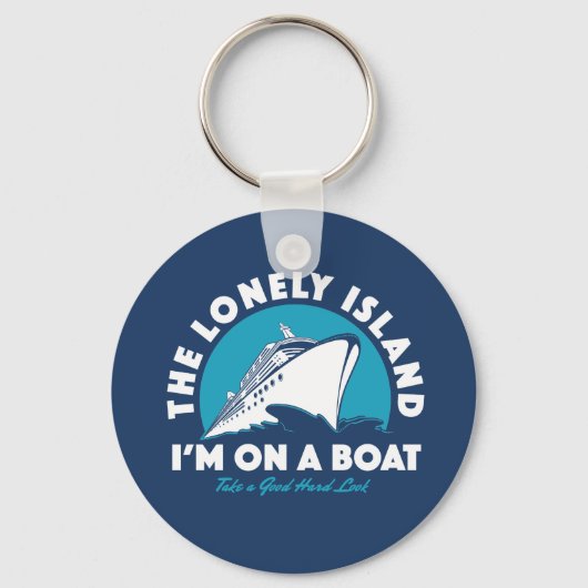 Die einsame Insel - schauen Sie mal rein Schlüsselanhänger (Vorderseite)