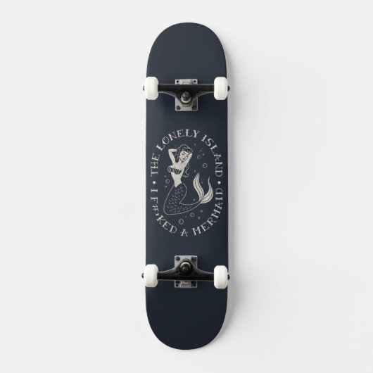 Die einsame Inselmedaille Skateboard (Vorderseite)