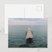 Die einsame Kaipost-Karte Postkarte (Vorne/Hinten)