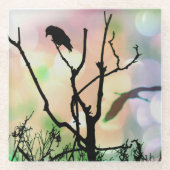 Die einsame Klaue Glasuntersetzer (Vorderseite)