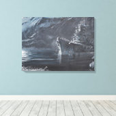 Die einsame Königin des Nordtirpitz Norwegen1944 Leinwanddruck (Insitu (Holzboden))