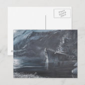 Die einsame Königin des Nordtirpitz Norwegen1944 Postkarte (Vorne/Hinten)