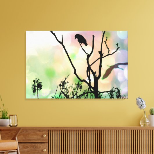 Die einsame, krumme Canvas Leinwanddruck (Insitu (Wohnzimmer))