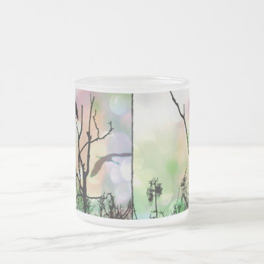 Die einsame Mattierte Tasse Crow (Mittel)