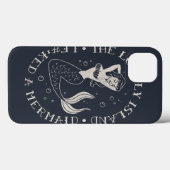 Die einsame Meerjungfrau Case-Mate iPhone Hülle (Rückseite (Horizontal))