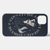 Die einsame Meerjungfrau Case-Mate iPhone Hülle (Rückseite (Horizontal))