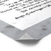 Die einsame Puddle-Poster-Geschichte Poster (Ecke)