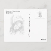 Die einsame Puppenkarte Postkarte (Rückseite)