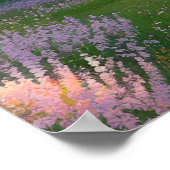 Die einsame Schönheit des Kirschblossoms Poster (Ecke)