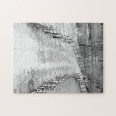 die einsame Straße Puzzle (Horizontal)