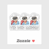 Die einsamen Ränder Aufkleber (Blatt)