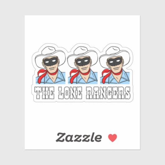 Die einsamen Ränder Aufkleber (Blatt)