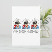 Die einsamen Ränder Einladung (Stehend Vorderseite)