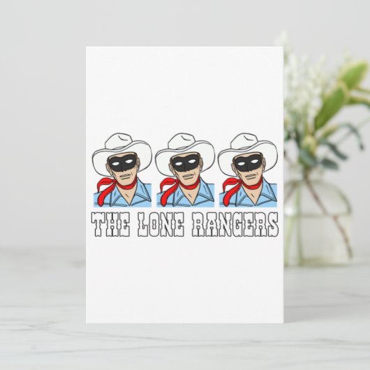 Die einsamen Ränder Einladung (Stehend Vorderseite)