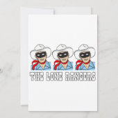 Die einsamen Ränder Einladung (Rückseite)