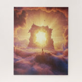 Die Einsamkeit des Menschen in das heilige unbekan Puzzle (Vertikal)