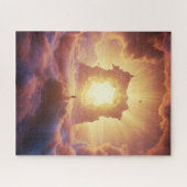 Die Einsamkeit des Menschen in das heilige unbekan Puzzle (Horizontal)