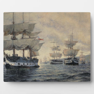 Die Einschiffung der befreienden Expedition Pe Fotoplatte