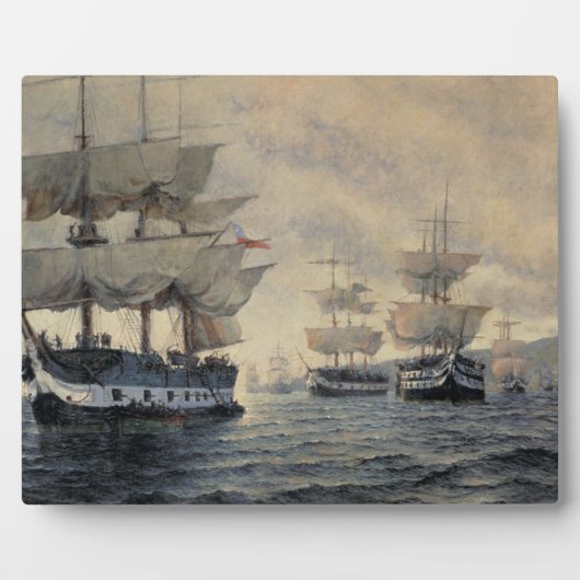 Die Einschiffung der befreienden Expedition Pe Fotoplatte (Vorderseite)