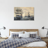 Die Einschiffung der befreienden Expedition Pe Leinwanddruck (Insitu (Schlafzimmer))