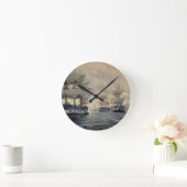 Die Einschiffung der befreienexpedition von PET Runde Wanduhr (Zuhause)