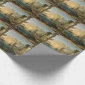Die Einschiffung der Königin von Sheba Geschenkpapier (Ecke)