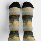 Die Einschiffung der Königin von Sheba Socken (Oben)