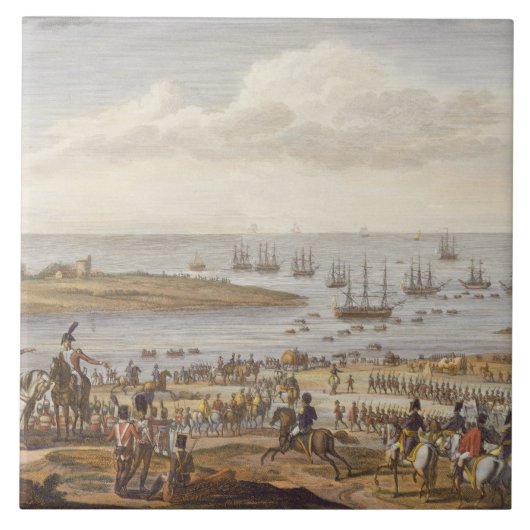 Die Einschiffung des Englisch in Holland, 30 Nove Fliese (Vorderseite)