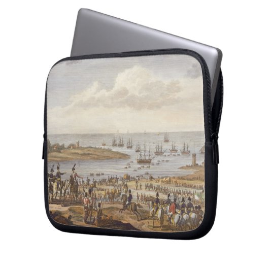 Die Einschiffung des Englisch in Holland, 30 Nove Laptopschutzhülle (Vorderseite Links)