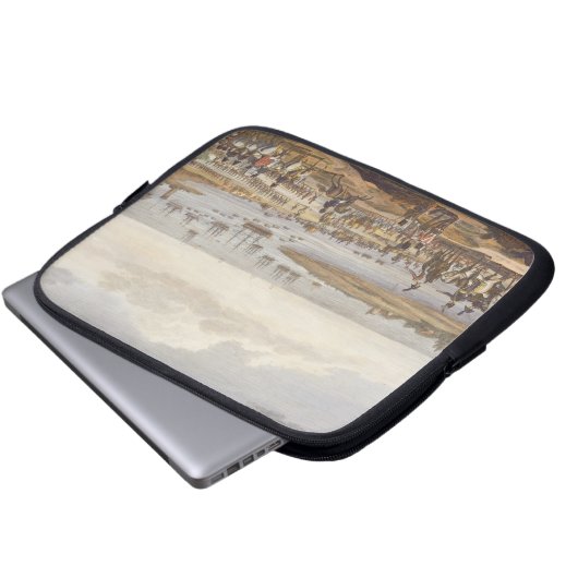 Die Einschiffung des Englisch in Holland, 30 Nove Laptopschutzhülle (Vorne Knopf)