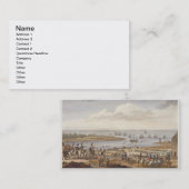 Die Einschiffung des Englisch in Holland, 30 Nove Visitenkarte (Vorne/Hinten)