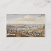 Die Einschiffung des Englisch in Holland, 30 Nove Visitenkarte (Rückseite)