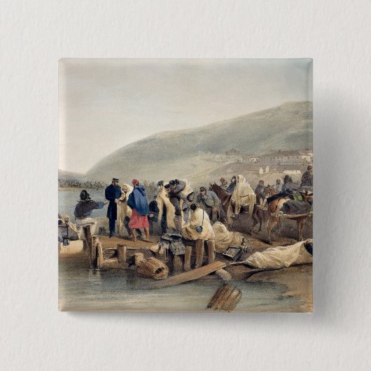 Die Einschiffung des Kranken bei Balaklava Button (Vorderseite)