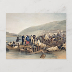Die Einschiffung des Kranken in Balaklava Postkarte