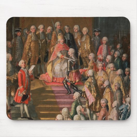 Die Einsetzung von Joseph II Mousepad (Vorne)