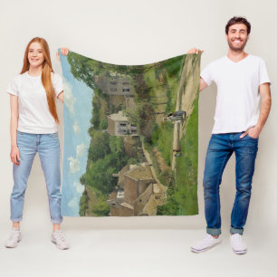 Die Einsiedelei in Pontoise Camille Pissarro Fleecedecke