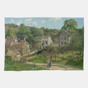 Die Einsiedelei in Pontoise Camille Pissarro Geschirrtuch