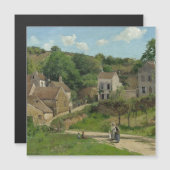 Die Einsiedelei in Pontoise Camille Pissarro Magnetkarte (Vorne/Hinten)