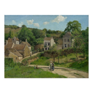 Die Einsiedelei in Pontoise Camille Pissarro Poster