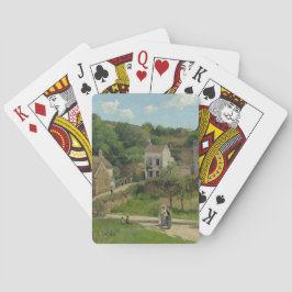 Die Einsiedelei in Pontoise Camille Pissarro Spielkarten