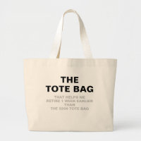 Die Einsparungen der Tote Bag-Parodie bei der Rück