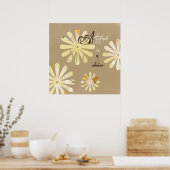 Die Einstellung ist eine Wahl Poster (Küche)