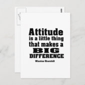 Die Einstellung macht einen großen Unterschied Postkarte (Vorne/Hinten)