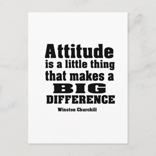 Die Einstellung macht einen großen Unterschied Postkarte (Vorderseite)