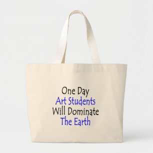 Die eintägiges Kunststudenten beherrschen die Erd Jumbo Stoffbeutel