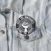 die Einwanderer behalten Button (Beispiel)